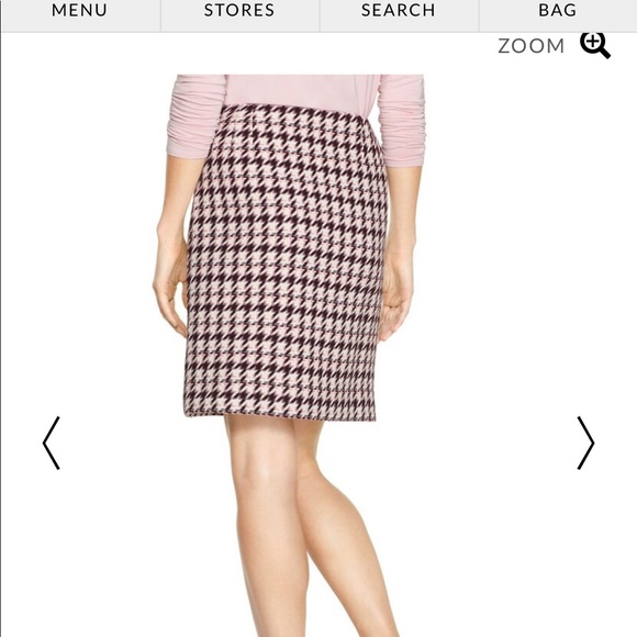WHBM Plaid Boot Skirt - Picture 3 of 7